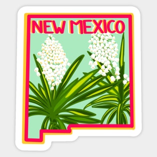 New Mexico Yucca flower Sticker